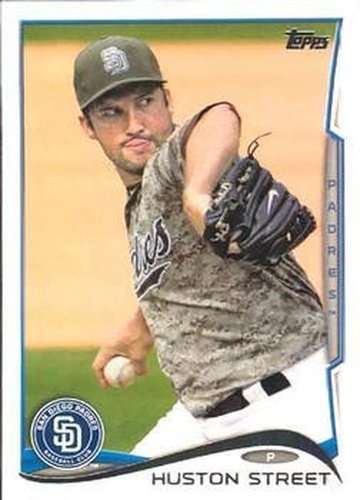 #264 Huston Street - San Diego Padres - 2014 Topps Baseball