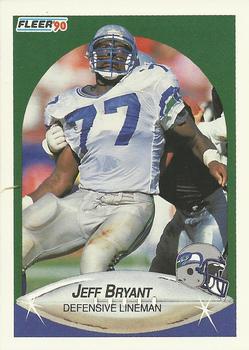 #264 Jeff Bryant - Seattle Seahawks - 1990 Fleer Football