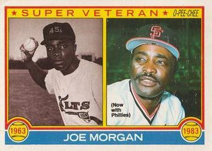 #264 Joe Morgan - Houston Colt .45s / San Francisco Giants - 1983 O-Pee-Chee Baseball