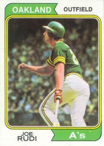 #264 Joe Rudi - Oakland Athletics - 1974 Topps Baseball
