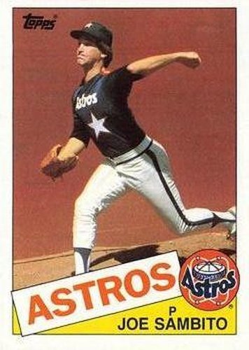 #264 Joe Sambito - Houston Astros - 1985 Topps Baseball
