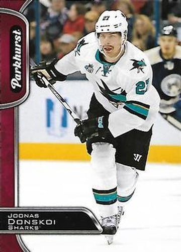 #264 Joonas Donskoi - San Jose Sharks - 2016-17 Parkhurst - Red Hockey