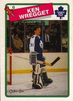 #264 Ken Wregget - Toronto Maple Leafs - 1988-89 O-Pee-Chee Hockey