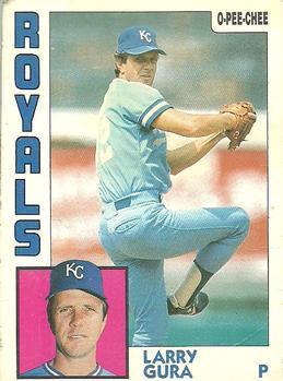 #264 Larry Gura - Kansas City Royals - 1984 O-Pee-Chee Baseball
