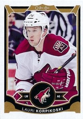 #264 Lauri Korpikoski - Arizona Coyotes - 2015-16 O-Pee-Chee Hockey