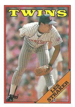 #264 Les Straker - Minnesota Twins - 1988 Topps Baseball