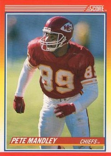 #264 Pete Mandley - Kansas City Chiefs - 1990 Score Football