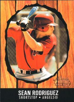 #264 Sean Rodriguez - Anaheim Angels - 2003 Bowman Heritage Baseball
