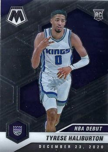 #264 Tyrese Haliburton - Sacramento Kings - 2020-21 Panini Mosaic Basketball
