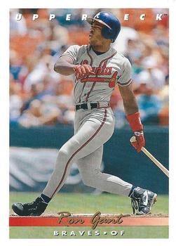 #264 Ron Gant - Atlanta Braves - 1993 Upper Deck Baseball