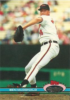 #264 Ben McDonald - Baltimore Orioles - 1991 Stadium Club Baseball
