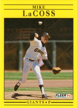 #264 Mike LaCoss - San Francisco Giants - 1991 Fleer Baseball