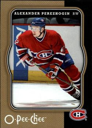 #264 Alexander Perezhogin - Montreal Canadiens - 2007-08 O-Pee-Chee Hockey