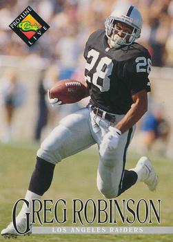 #264 Greg Robinson - Los Angeles Raiders - 1994 Pro Line Live Football