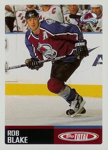 #264 Rob Blake - Colorado Avalanche - 2002-03 Topps Total Hockey
