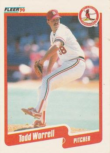 #264 Todd Worrell - St. Louis Cardinals - 1990 Fleer USA Baseball