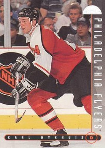 #264 Karl Dykhuis - Philadelphia Flyers - 1995-96 Leaf Hockey