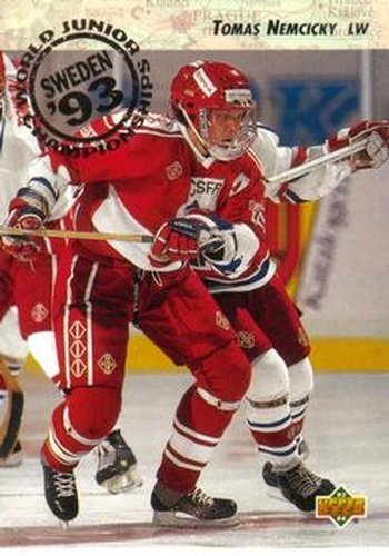 #264 Tomas Nemcicky - Czechoslovakia - 1993-94 Upper Deck Hockey
