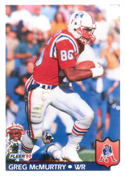 #264 Greg McMurtry - New England Patriots - 1992 Fleer Football