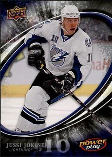 #264 Jussi Jokinen - Tampa Bay Lightning - 2008-09 Upper Deck Power Play Box Set Hockey