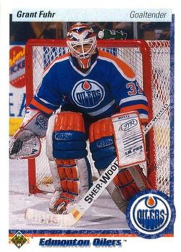 #264 Grant Fuhr - Edmonton Oilers - 1990-91 Upper Deck Hockey