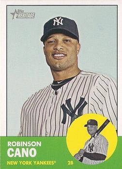 #264b Robinson Cano - New York Yankees - 2012 Topps Heritage Baseball