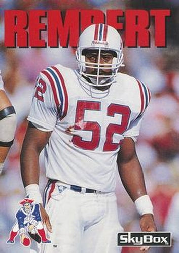 #265 Johnny Rembert - New England Patriots - 1992 SkyBox Impact Football