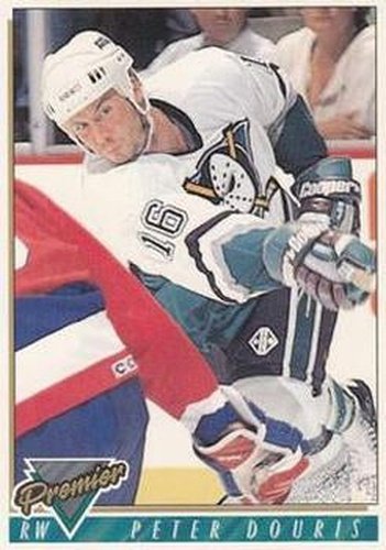 #265 Peter Douris - Anaheim Mighty Ducks - 1993-94 Topps Premier Hockey