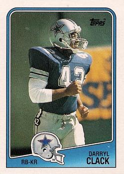 #265 Darryl Clack - Dallas Cowboys - 1988 Topps Football