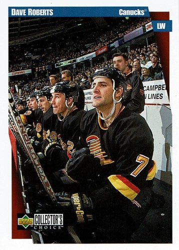 #265 David Roberts - Vancouver Canucks - 1997-98 Collector's Choice Hockey