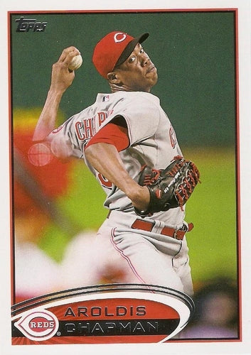 #265 Aroldis Chapman - Cincinnati Reds - 2012 Topps Baseball