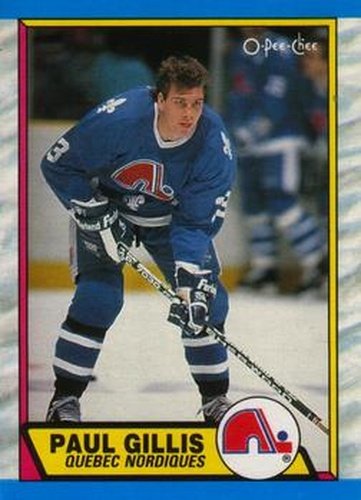 #265 Paul Gillis - Quebec Nordiques - 1989-90 O-Pee-Chee Hockey