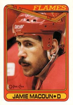 #265 Jamie Macoun - Calgary Flames - 1990-91 O-Pee-Chee Hockey