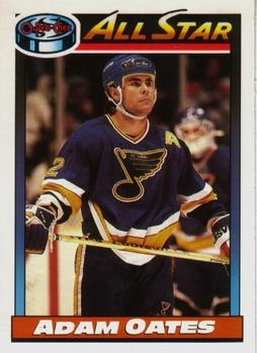 #265 Adam Oates - St. Louis Blues - 1991-92 O-Pee-Chee Hockey