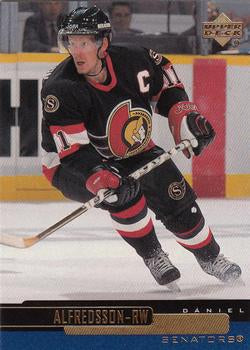 #265 Daniel Alfredsson - Ottawa Senators - 1999-00 Upper Deck Hockey