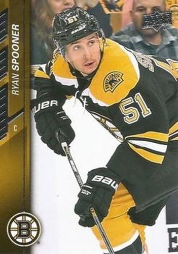 #265 Ryan Spooner - Boston Bruins - 2015-16 Upper Deck Hockey