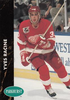 #265 Yves Racine - Detroit Red Wings - 1991-92 Parkhurst Hockey