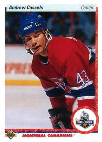 #265 Andrew Cassels - Montreal Canadiens - 1990-91 Upper Deck Hockey