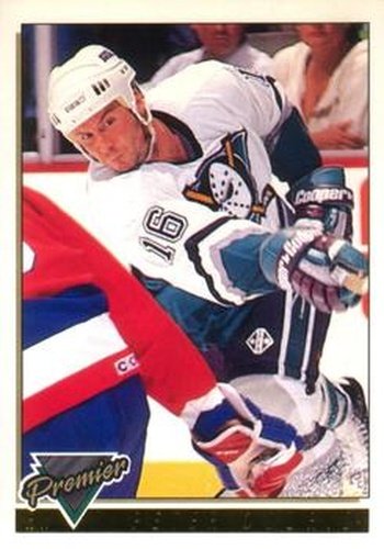 #265 Peter Douris - Anaheim Mighty Ducks - 1993-94 O-Pee-Chee Premier Hockey - Gold