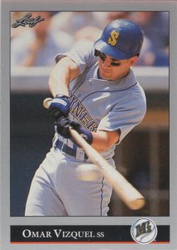 #265 Omar Vizquel - Seattle Mariners - 1992 Leaf Baseball