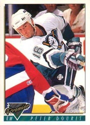 #265 Peter Douris - Anaheim Mighty Ducks - 1993-94 O-Pee-Chee Premier Hockey