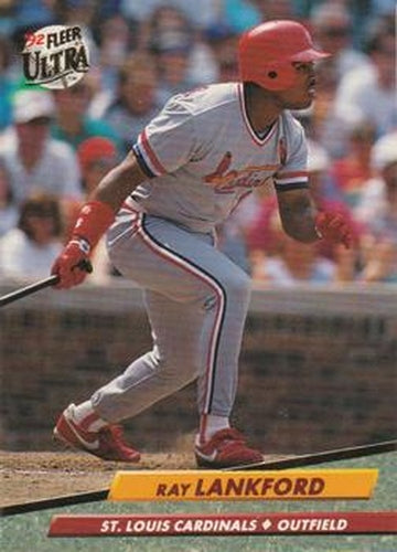 #265 Ray Lankford - St. Louis Cardinals - 1992 Ultra Baseball