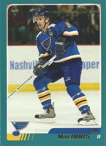 #265 Al MacInnis - St. Louis Blues - 2003-04 O-Pee-Chee Hockey