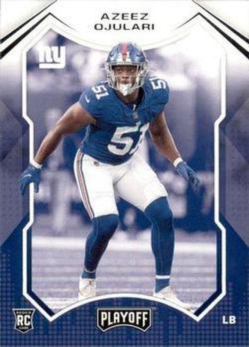 #265 Azeez Ojulari - New York Giants - 2021 Panini Playoff Football