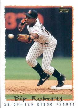 #265 Bip Roberts - San Diego Padres - 1995 Topps Baseball