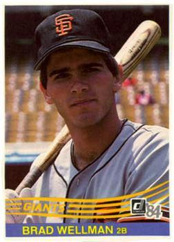 #265 Brad Wellman - San Francisco Giants - 1984 Donruss Baseball