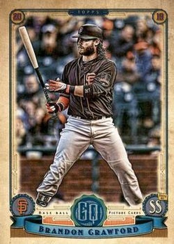 #265 Brandon Crawford - San Francisco Giants - 2019 Topps Gypsy Queen Baseball