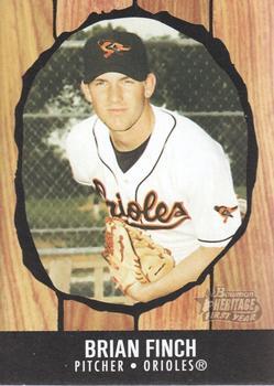 #265 Brian Finch - Baltimore Orioles - 2003 Bowman Heritage Baseball