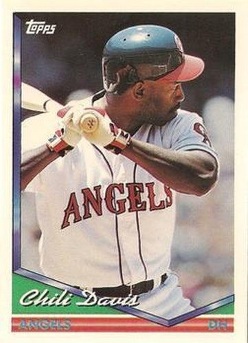 #265 Chili Davis - California Angels - 1994 Topps Baseball