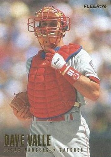 #265 Dave Valle - Texas Rangers - 1996 Fleer Baseball